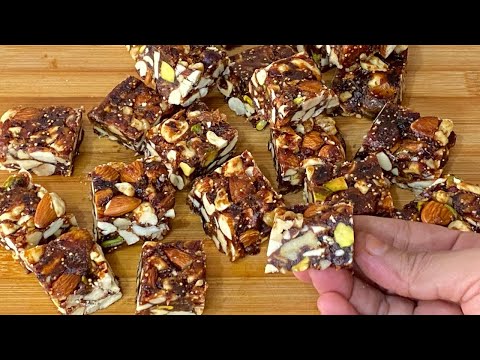 “No Sugar! Dates & Figs Energy Bites” | “Ultimate Nutty Treat ❤️| Figs, Dates & Mixed Nuts Delight”🌰