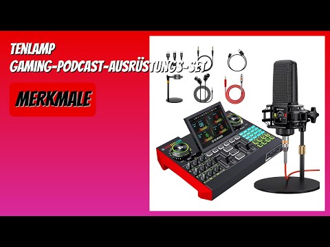 BEWERTUNG (2025): tenlamp Gaming-Podcast-Ausrüstungs-Set. Infos
