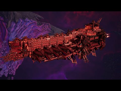 Skalgrim Mod 2021: Abyss - Word Bearers vs Space Marines - Battlefleet Gothic Armada 2