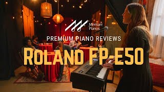 Video thumbnail for 🎹 Roland FP-E50 Unveiled | The Digital Piano That's Turning Heads Everywhere 🎹 by Merriam Music