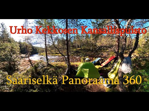 Saariselkä Lapin vaellus. Urho Kekkosen Kansallispuisto, Lumikuru Pirunportti ja Paratiisikuru