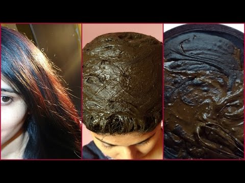 Henna hair dye to get darker hair color/ patanjali kesh kant...