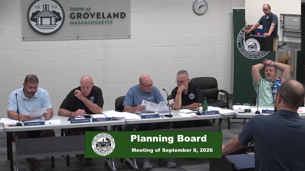 From the Planning Board