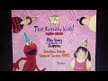 Opening To Elmo S World The Birthday Kids 2003 DVD