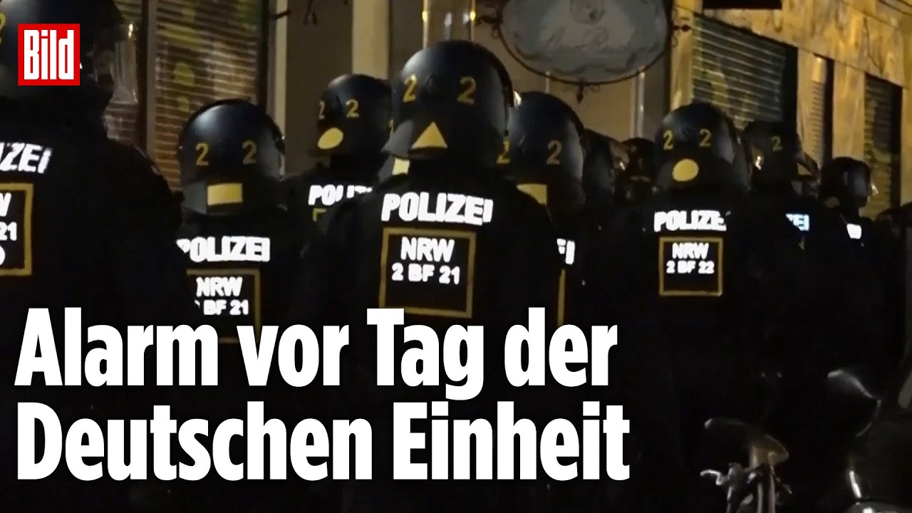 BREMEN: Krawall-Nacht vor dem Einheitstag! Steinwürfe gegen Polizisten