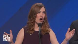 "My name is Sarah McBride and I am a proud transgender American."