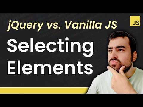 jQuery vs. Vanilla JavaScript: Selecting HTML Elements