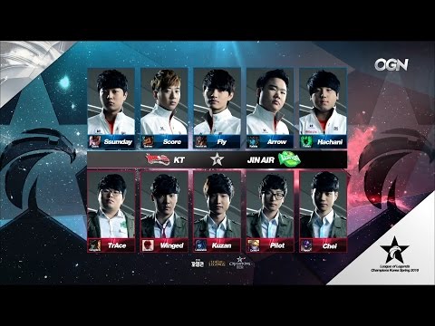 KT vs JAG Game 1 Highlights - KT ROLSTER vs JIN AIR GREENWINGS - LCK Week 6 - SPRING 2016