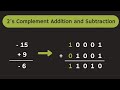 Addition And Subtraction Using 2 S Complement Arithmetic 2s Complement Addition And Subtraction