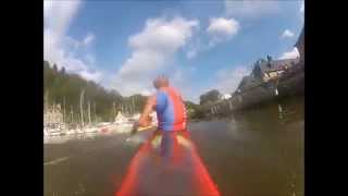 preview picture of video '3h de dinan 2014 - kayak competition'