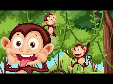 Majmunska posla | Ma ma majmuni |  decije pesmice | Woof Woof Videos | pesme za decu