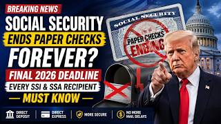 Social Security ENDS Paper Checks Forever? Final 2026 Deadline Every SSI & SSA Recipient Must Know
