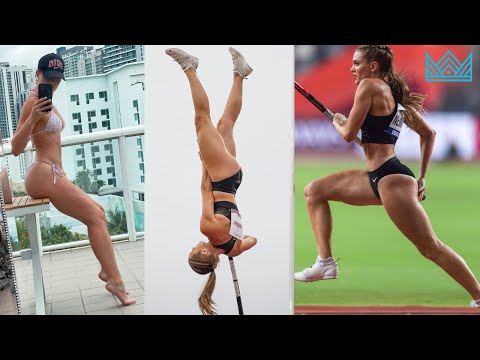 How to train professional pole vaulter - Alysha Newman