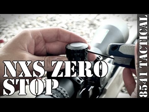 Nightforce NXS F1 Zero Stop Adjustment Tutorial