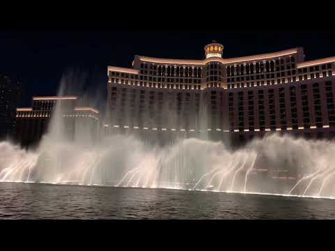 Bad Romance - Lady Gaga Bellagio Fountain Premiere 2/25/2019