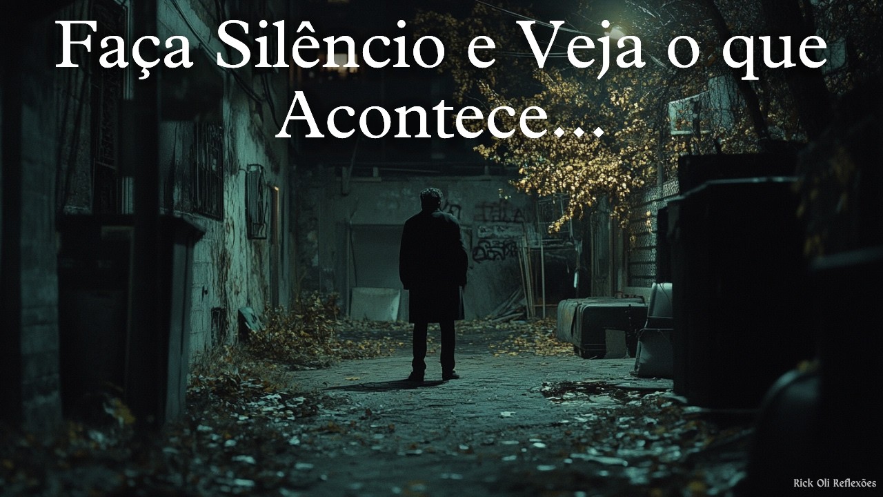 O SILÊNCIO FALA, PRESTE ATENÇÃO! (O poder do Silêncio)