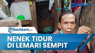 Viral Kisah Seorang Nenek Tidur di Dalam Lemari Sempit di Warung Kopi sejak Suaminya Meninggal