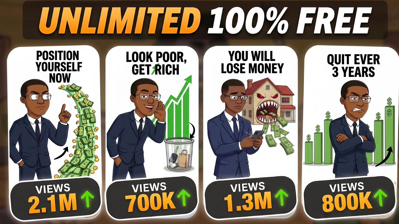 How I Make VIRAL AI Videos in 10 Minutes (100% FREE)  | Finance Niche Secret