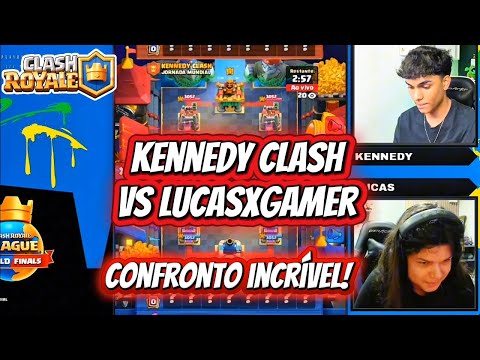 KENNEDY CLASH VS LUCASXGAMER IN AN INCREDIBLE CONFRONTATION IN THE CLASH ROYALE PRO VS INFLUENCER...