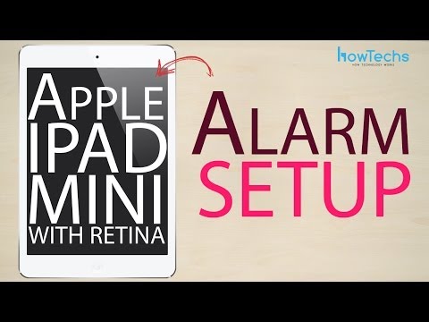 Apple iPad Mini Retina - How to setup alarm