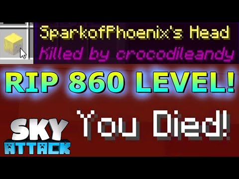 RIP! Croco tötet Spark trotz 860 Level! Gefängnisstrafe! - Minecraft SKY ATTACK #48