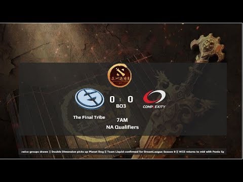 Evil Geniuses vs Complexity Gaming Game 1 (BO3) NA Qualifiers DAC 2018