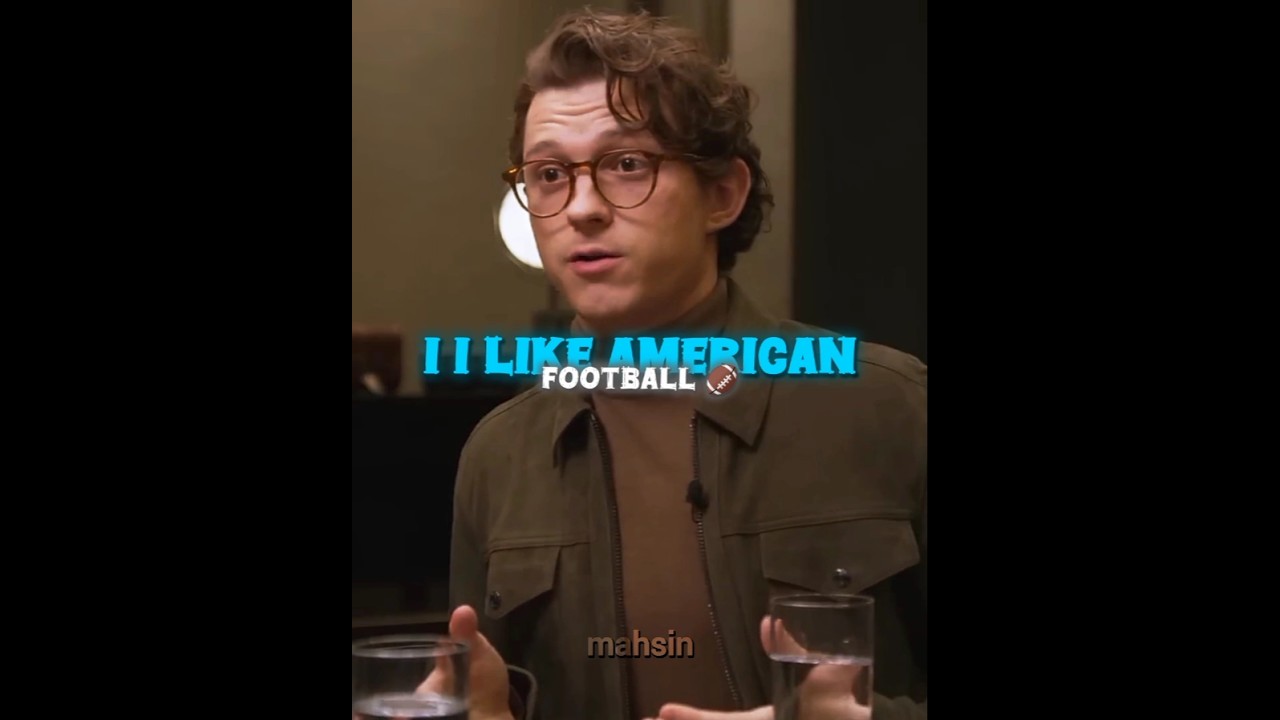 Tom Holland on "real football" ⚽#football