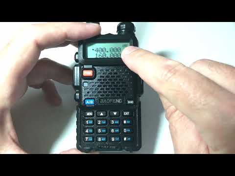 BAOFENG UV-5R | Lock, unlock and using automatic lock feature (keypad)