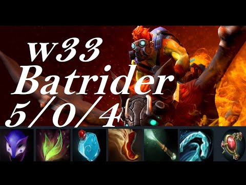 w33 Batrider- lv2 tower solo kill against Leshrac - Nigma vs Secret1 - Birmingham - dota2