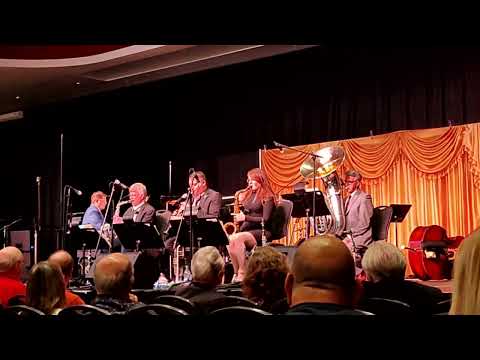 Andy Schumm and Chicago Cellar Boys - BixFest 2023 - Stampede - triple clarinet solo& Natalie Scharf