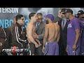 Danny Garcia vs. Lamont Peterson full video- Full weigh in + intense face off