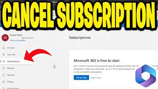 How To Cancel Microsoft 365 Subscription