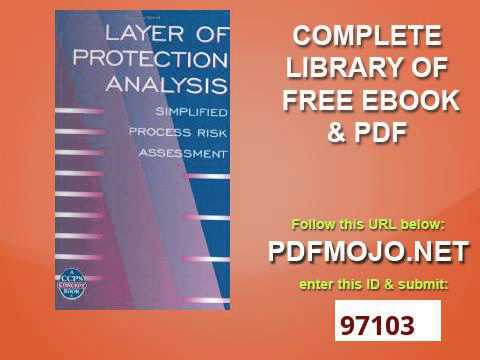 Layer of Protection Analysis Simplified Process  Risk Assessment