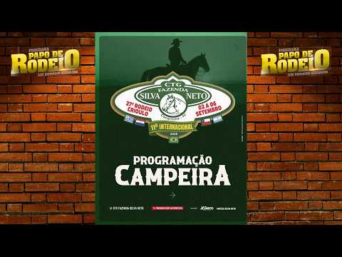 11º RODEIO INTERNACIONAL E 27º RODEIO CRIOULO CTG FAZENDA SILVA NETO - CANELINHA / SC