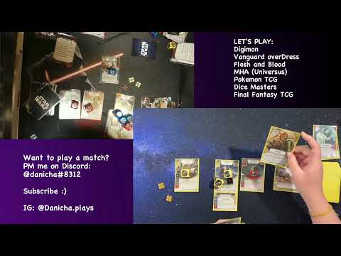 Star Wars Destiny webcam games are a thing!! Here’s my game