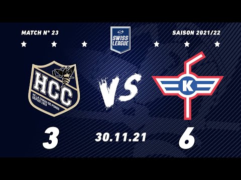 30.11.2021 HC La Chaux-de-Fonds - EHC Kloten (3-6)