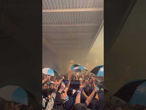"Geral do Grêmio - deslocamento Grenal 447" Barra: Geral do Grêmio &bull; Club: Grêmio