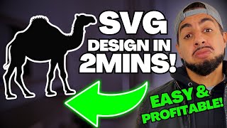 How to QUICKLY create SVG files to sell on Etsy in 2MINS!