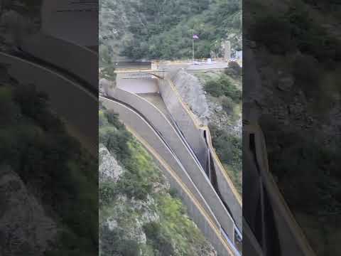 Morris Dam overflowing 4/22/2023