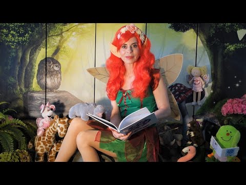 Elfje leest 'modern sprookje' voor uit kinderboekje Fantasiewolkjes van schrijfster Anouschka Harms.