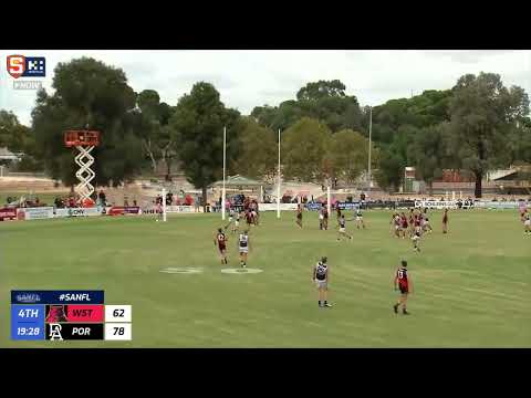 Rd 4 Hostplus SANFL Snapshot - Port's Jackson Mead snaps the sealer
