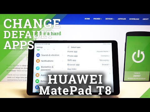 How to Change Default Apps in HUAWEI MatePad T8 – Default Settings