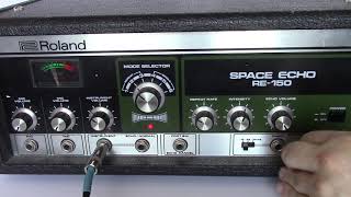 Video thumbnail for Roland RE-150 Space Echo Tape Delay by keyboard resource