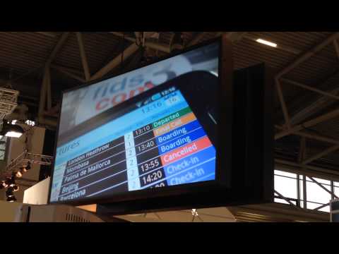 FIDS - Flight Information Display System - Fids3/Mitron at Interairport 2013