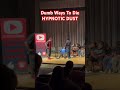 KNOCKED OUT Dumb Ways To Die Hit With Hypnotic Dust With Hypnotist Mike Lee
