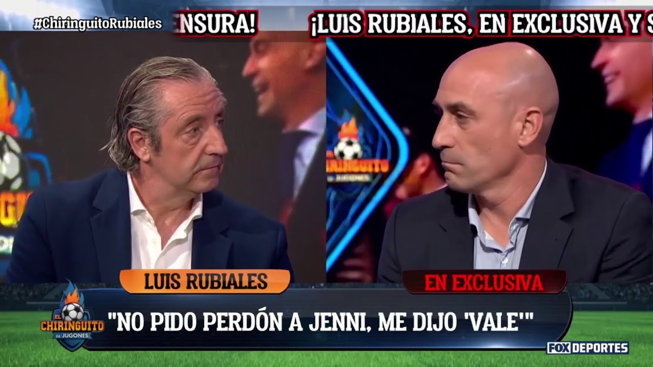 Luis Rubiales, expresidente de la Federación Española, da la cara en exclusiva | El Chiringuito