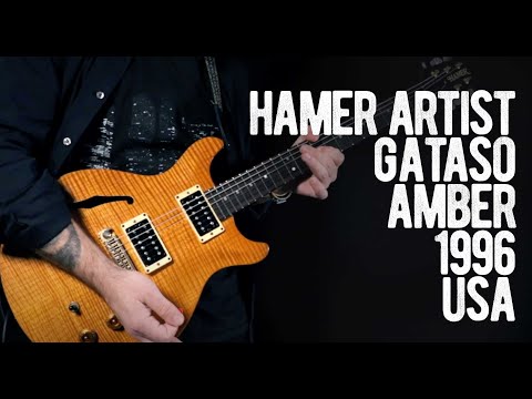 Hamer Artist GATASO 1996 Amber w/Video Demo image 22