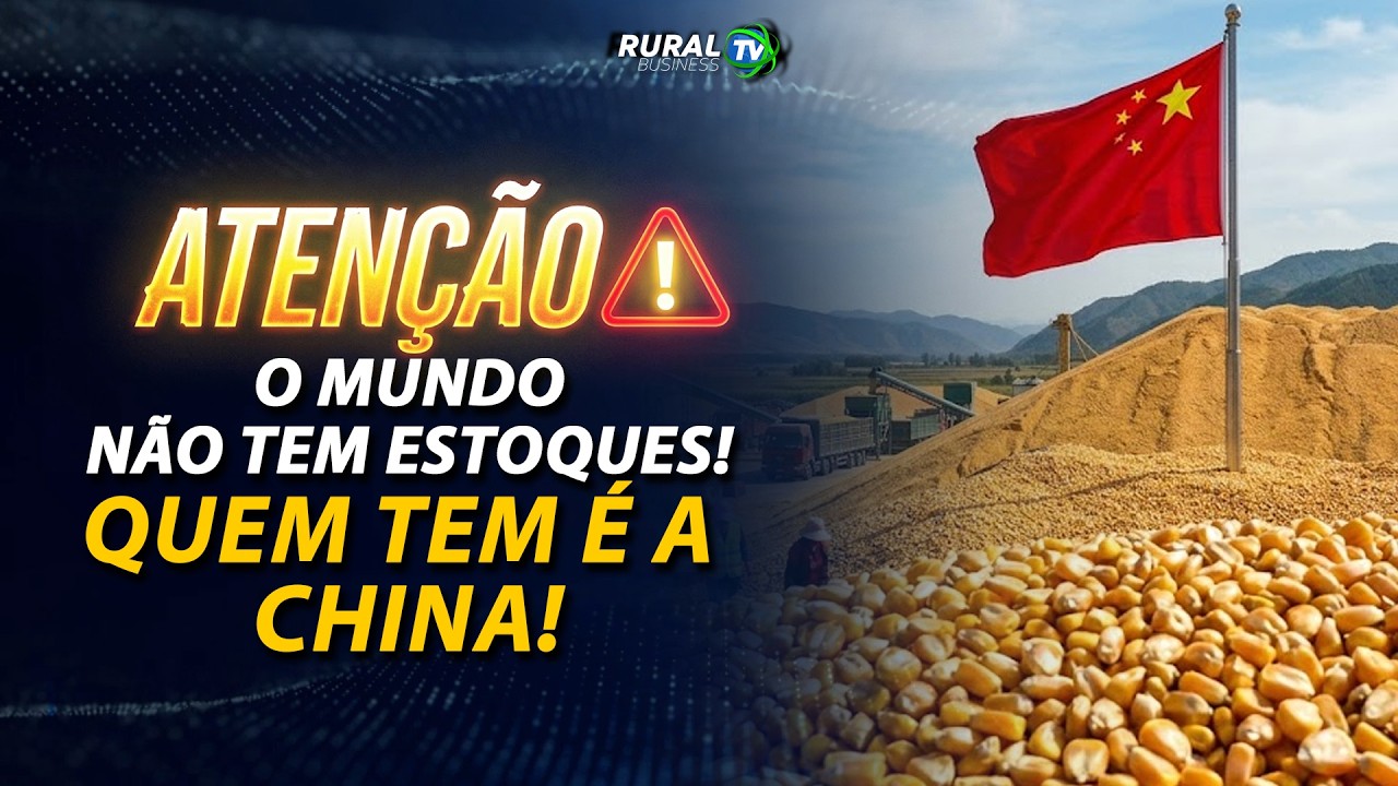 ATENÇÃO! O MUNDO NÃO TEM ESTOQUES! QUEM TEM É A CHINA!