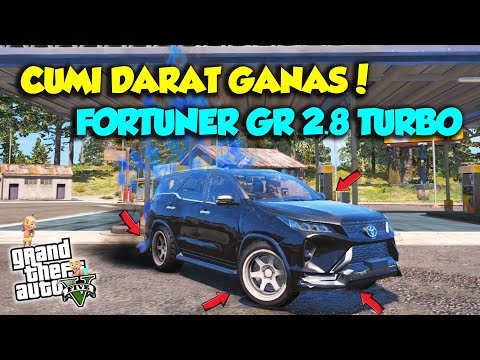 Sultan Upin Ipin Modifies Toyota Fortuner GR 2.8 to Race in a Land Squid! - GTA V Roleplay Sultan