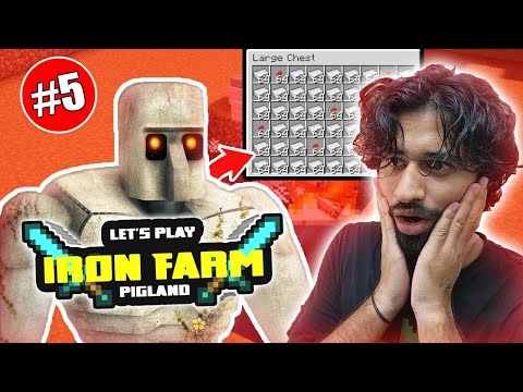 SatyMaty - Automatic IRON Farm Tutorial | Minecraft 1.20 Lets Play Survival Series | Episode 5
